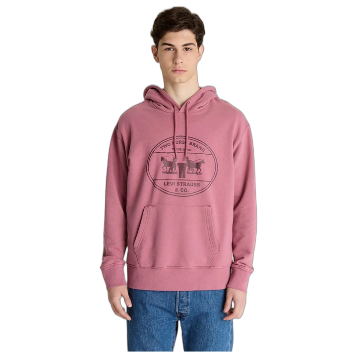 Buzo con Capucha Levis Authentic Hoodie Mesa Rose Hombre