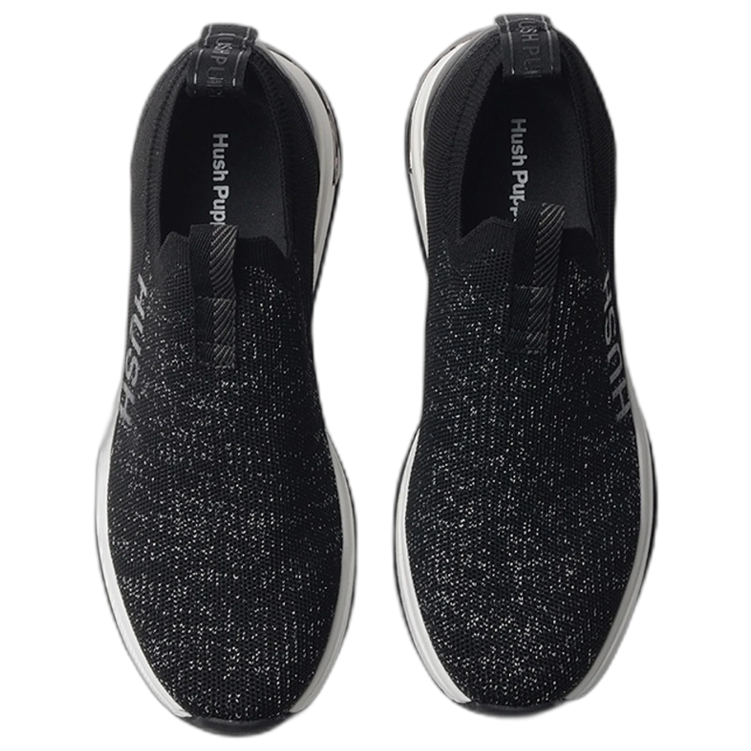 Zapatilla Hush Puppies Cien Slip On Ortholite Negra