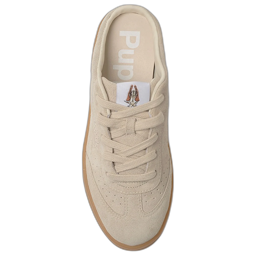 Zueco Hush Puppies Akira Cuero Descarne Beige