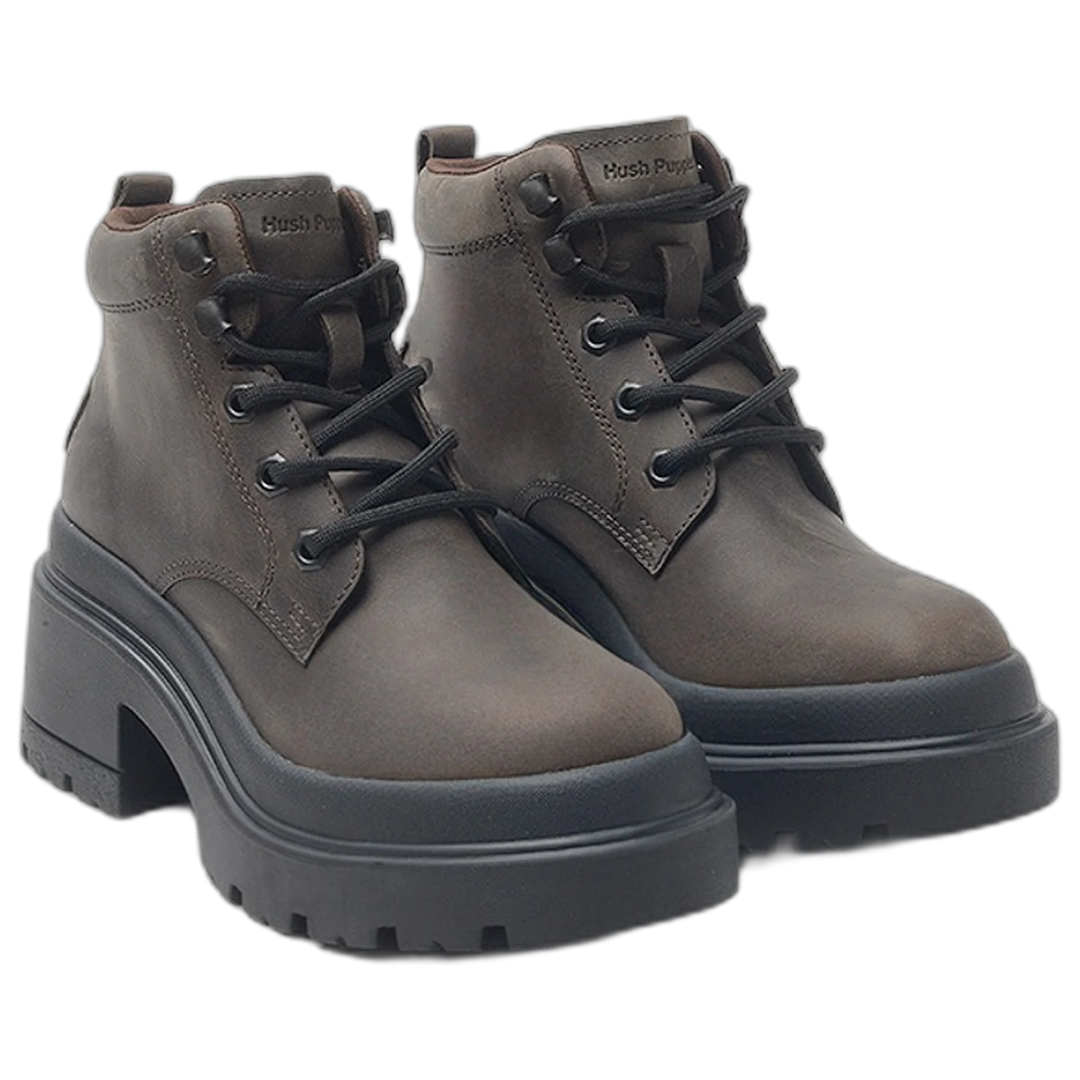 Borcego Hush Puppies Morris Negro Mujer