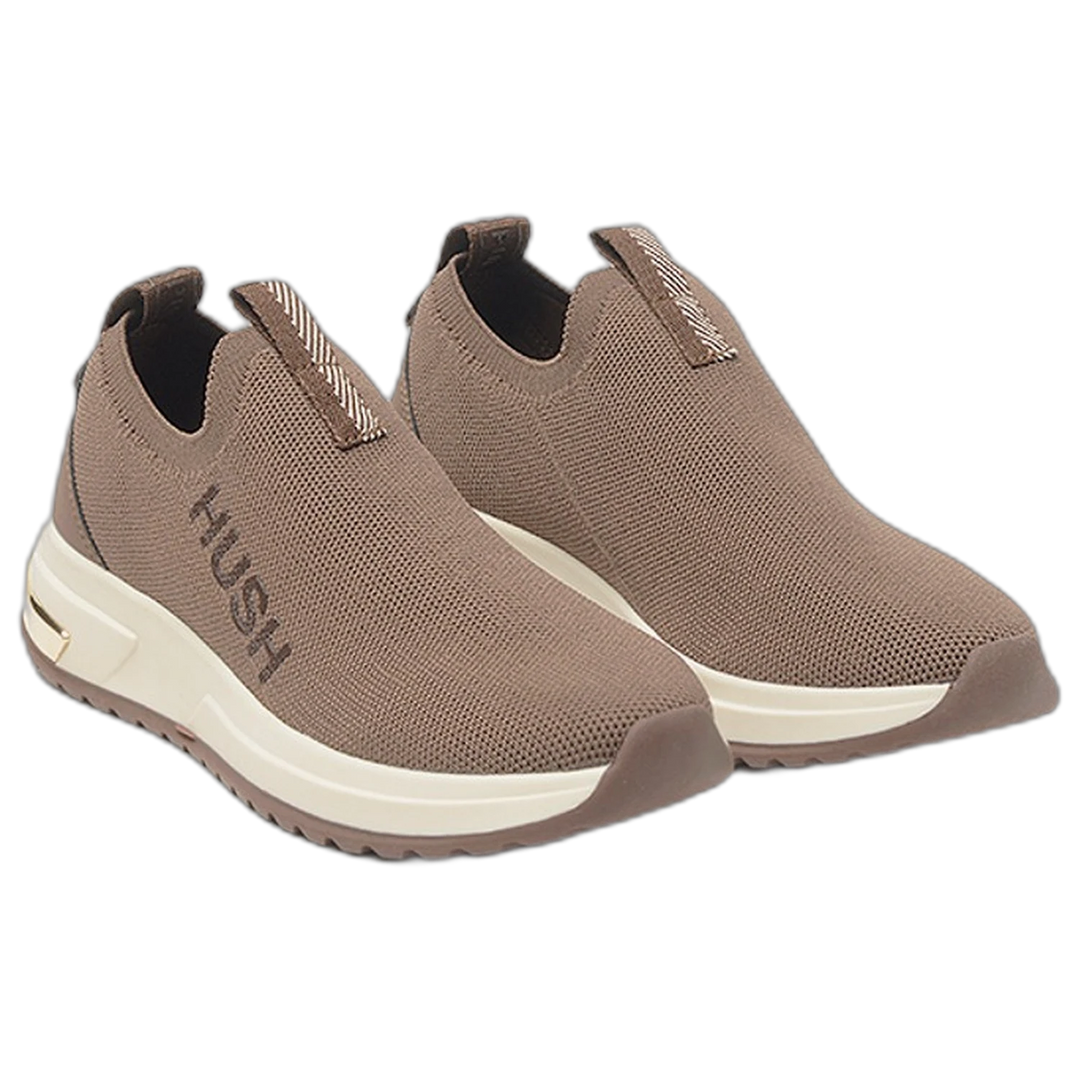 Zapatillas Hush Puppies Cien Zero G Slip On Mujer Marrón