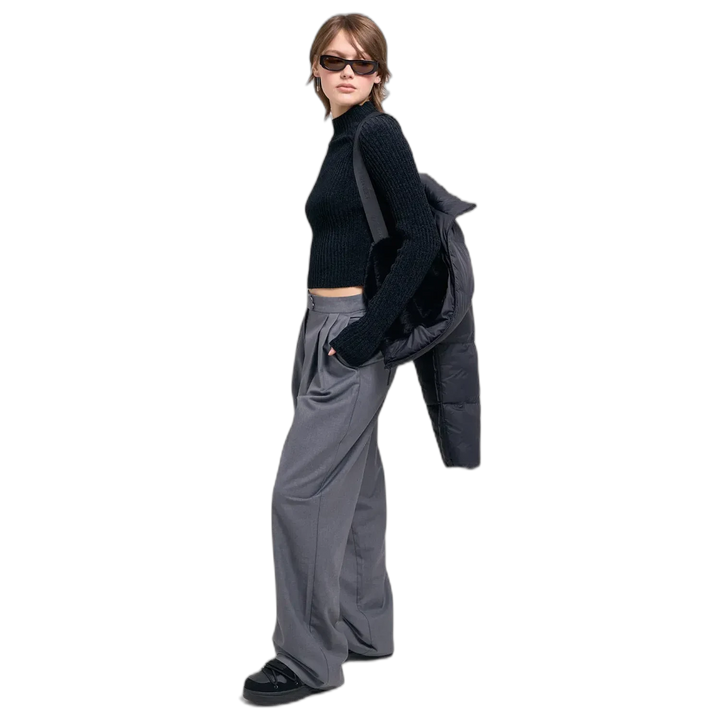 Campera Lock 47 Street Mujer Abrigada con Capucha