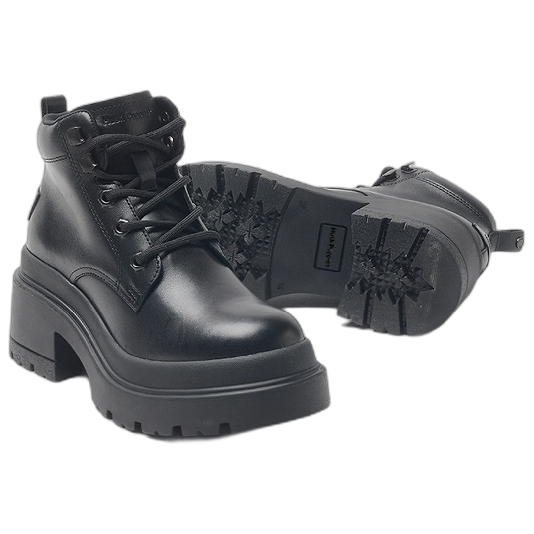 Borcego Hush Puppies Morris Negro Mujer