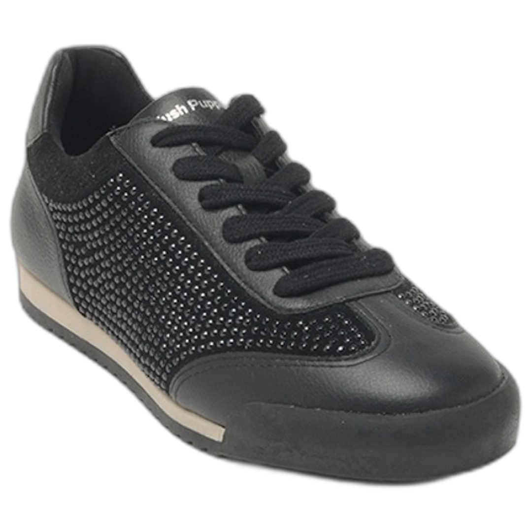 Zapatillas Hush Puppies Sally Negro Mujer
