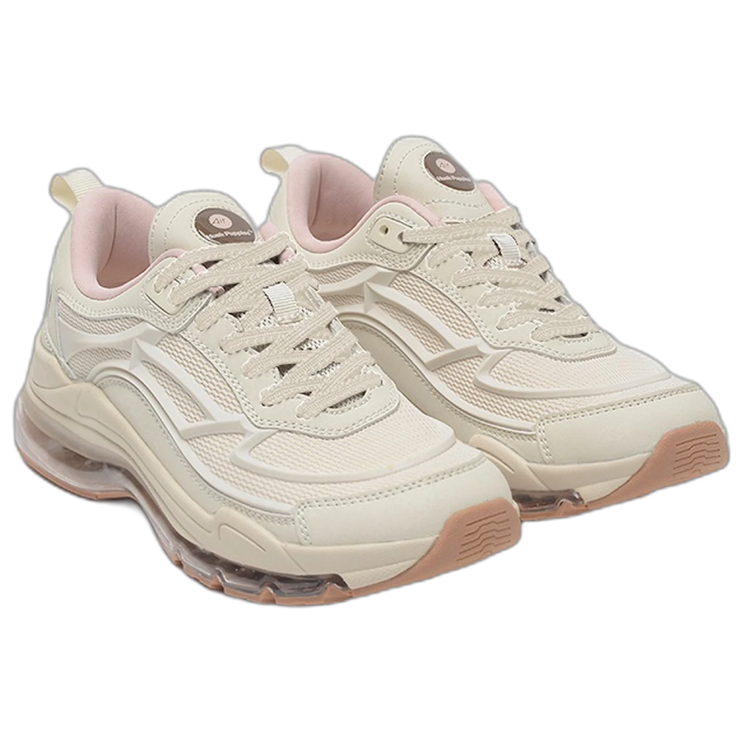 Zapatilla Hush Puppies Halle AIR Ortholite Mujer Beige