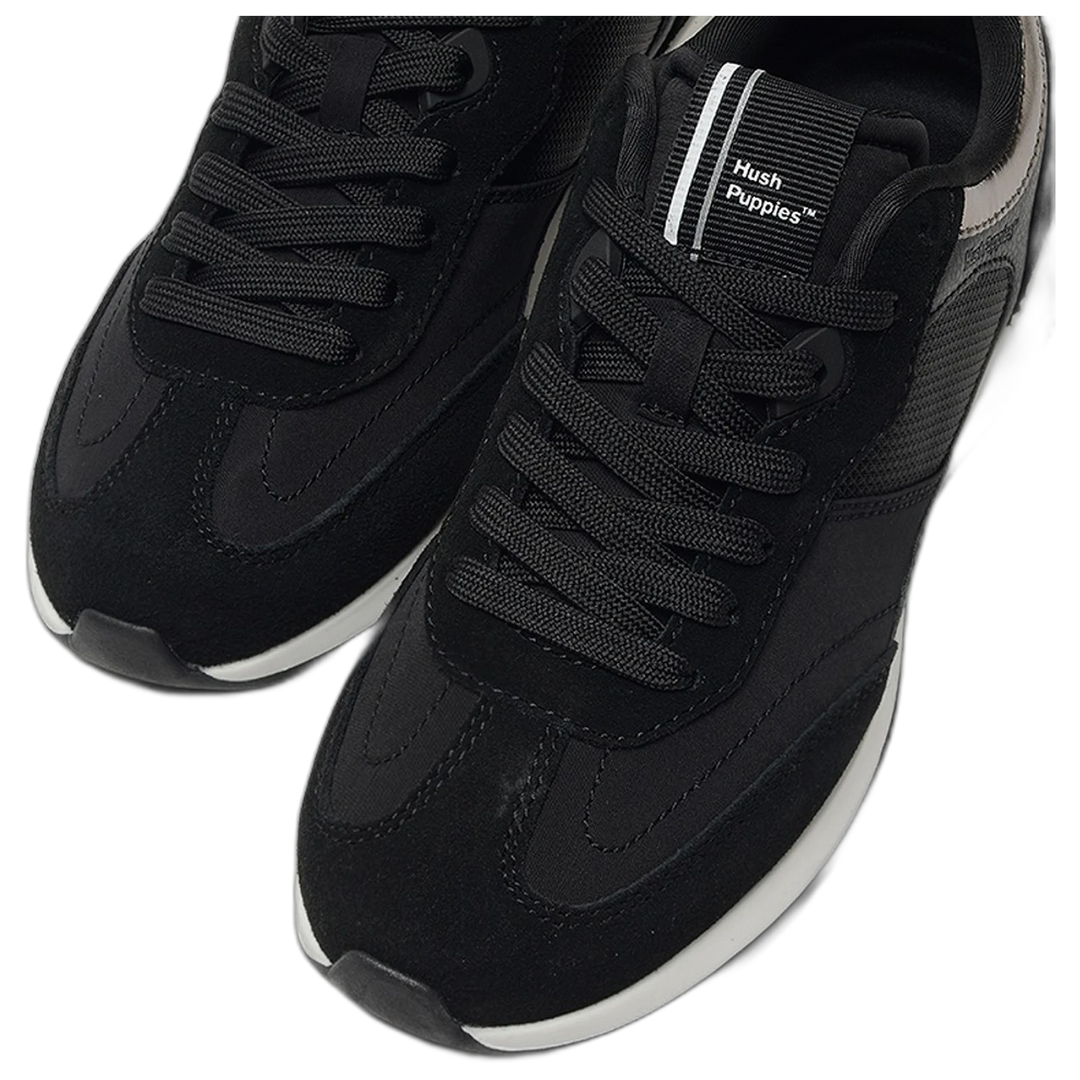 Zapatilla Hush Puppies Cairo Ortholite Antideslizante Negra