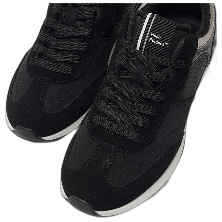 Zapatilla Hush Puppies Cairo Ortholite Antideslizante Negra