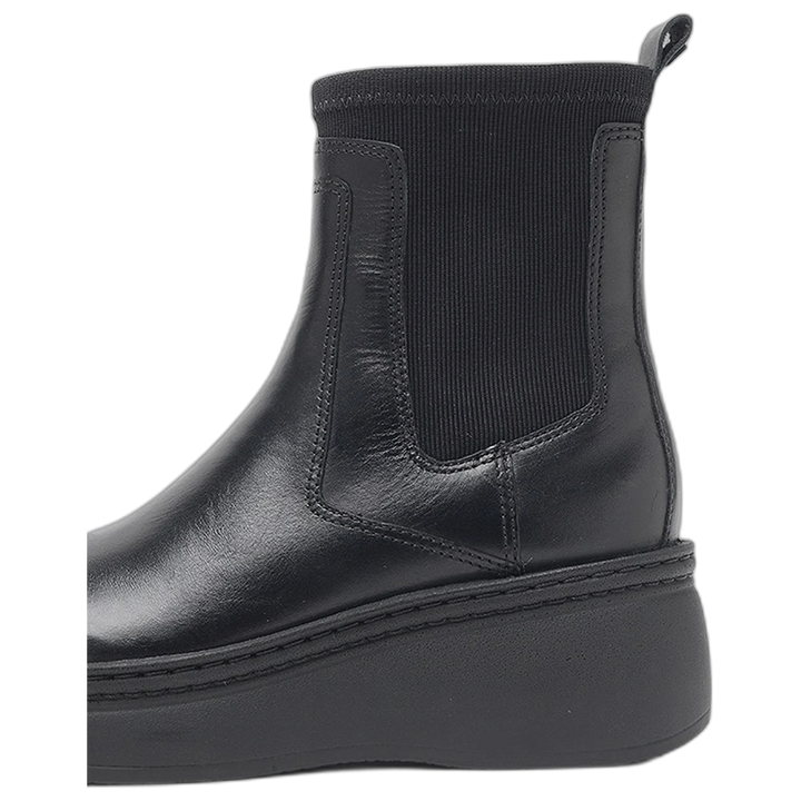 Bota Hush Puppies Chiara Cuero Negro Mujer