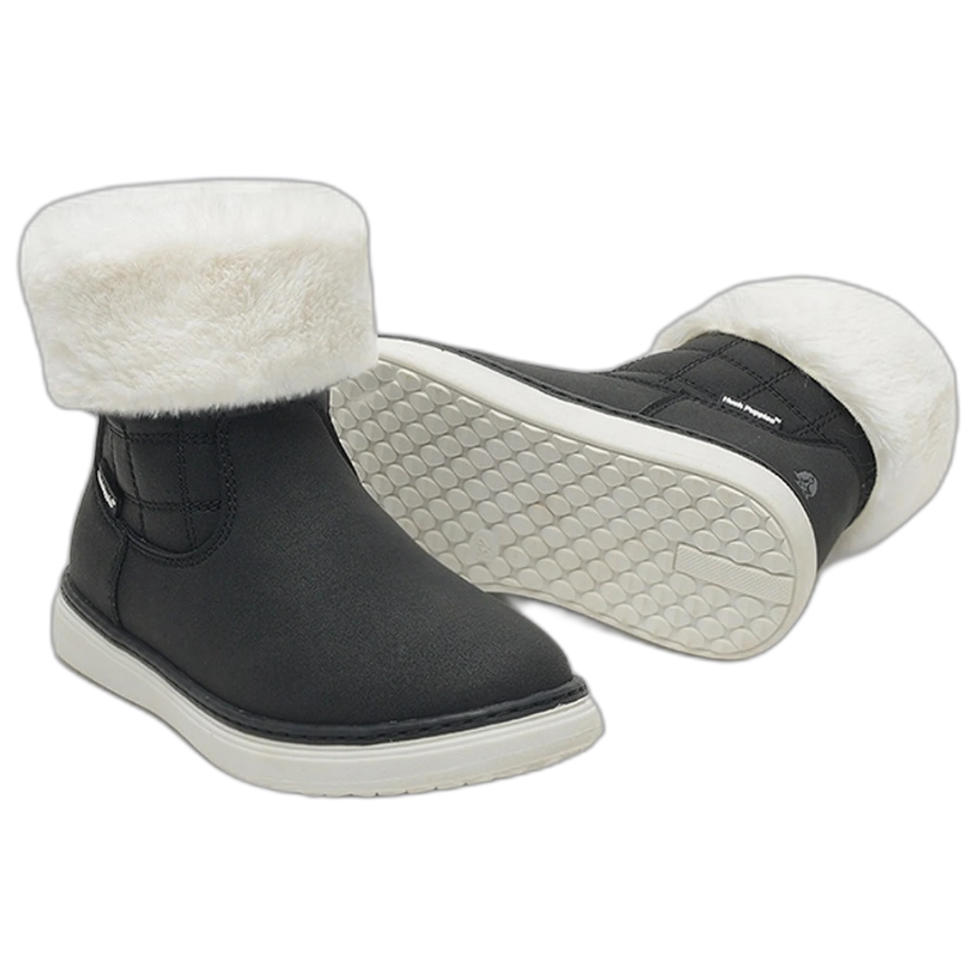 Bota Hush Puppies Ana Caña Media Zero G Mujer Negra