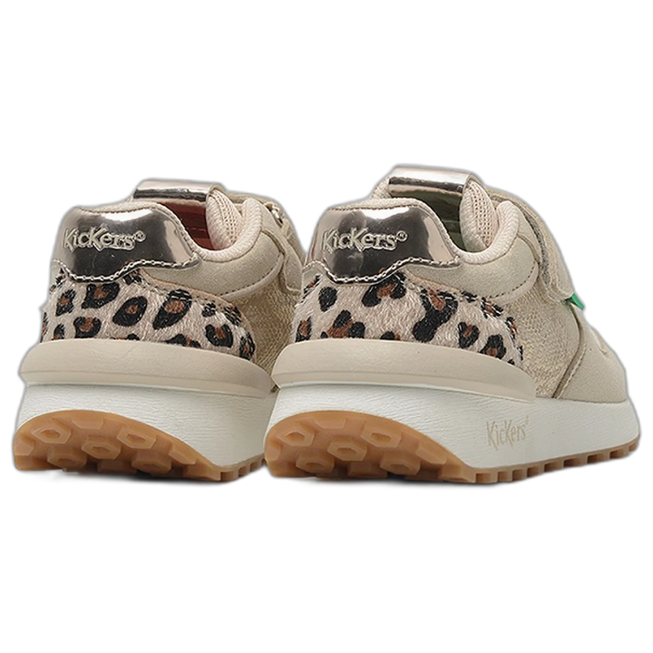 Zapatillas Kickers Rubi Microfibra Beige Kids
