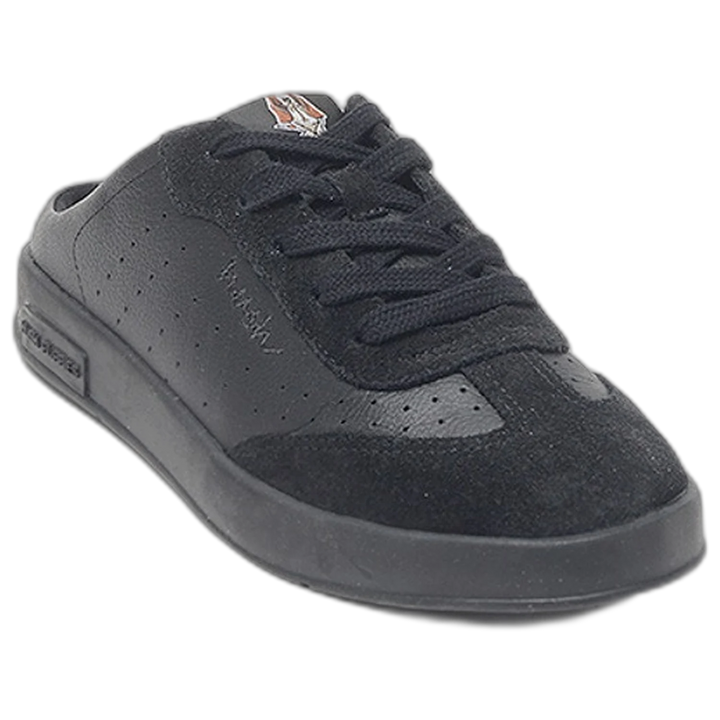 Zapatillas Hush Puppies Akira Cuero Descarne Negro Mujer