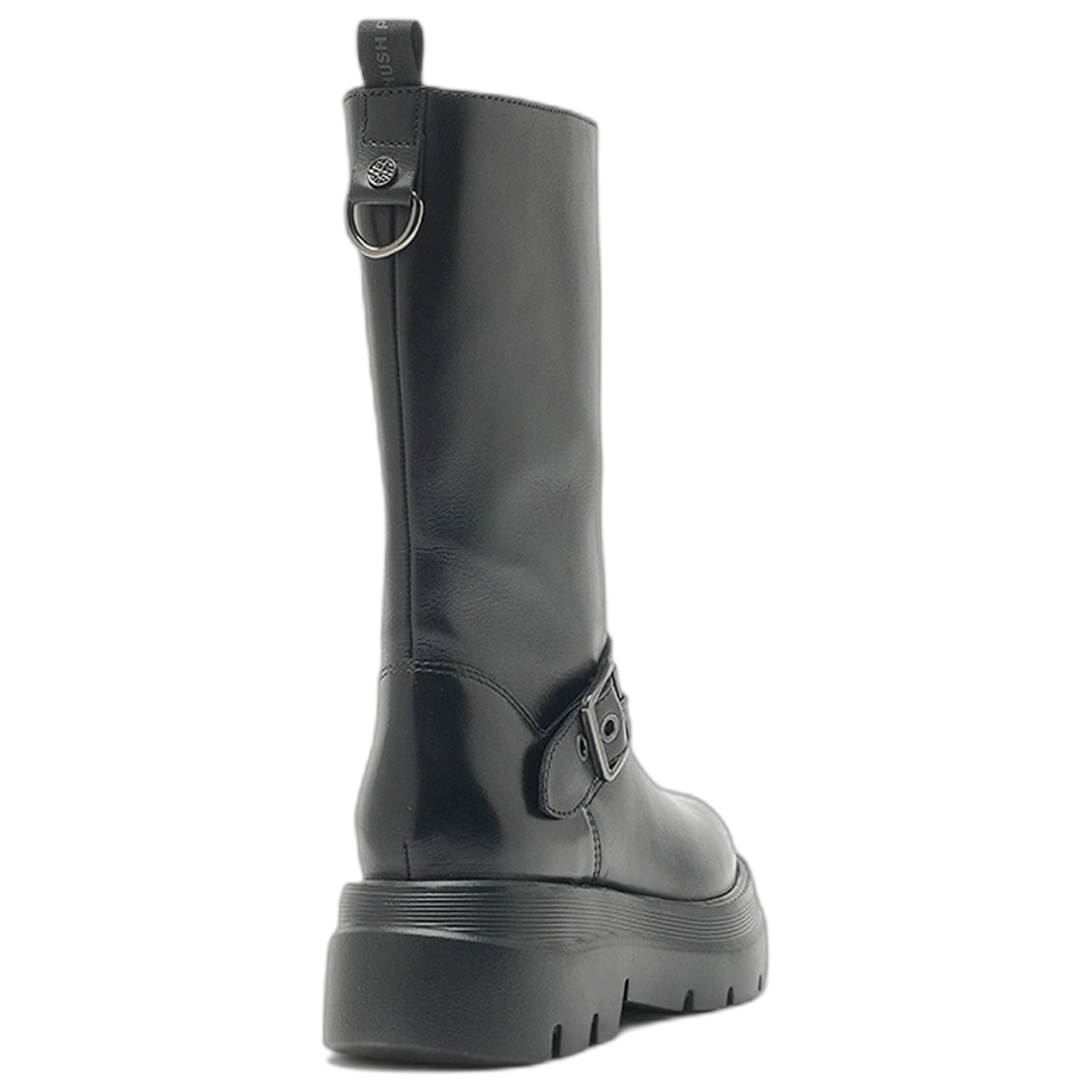 Bota Hush Puppies Florence  Caña Alta Zero G Negra