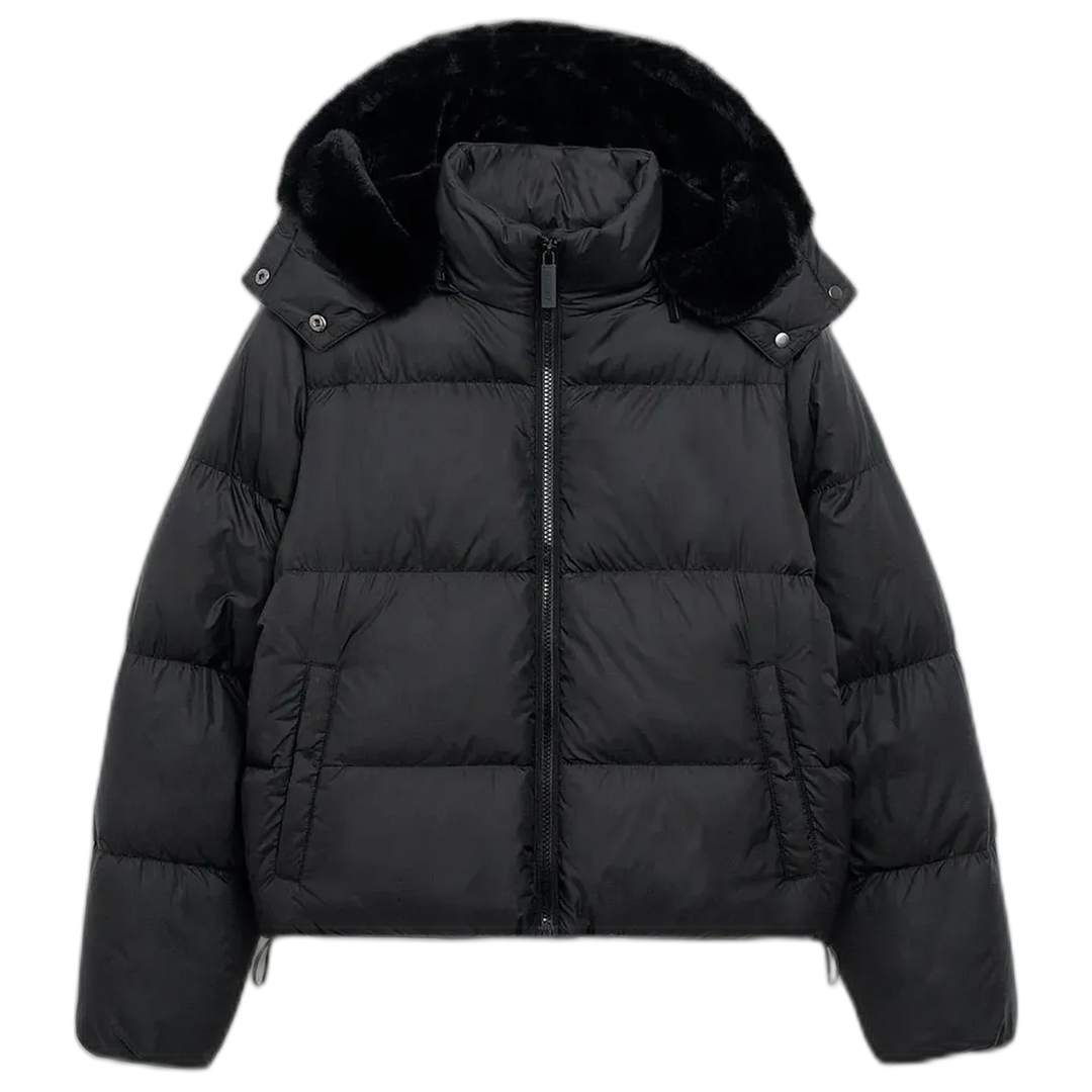 Campera Lock 47 Street Mujer Abrigada con Capucha
