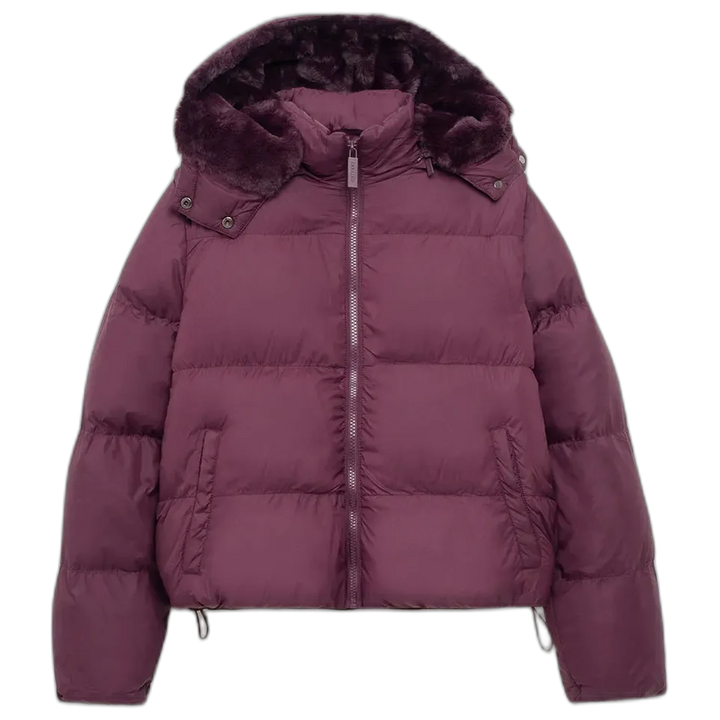 Campera Lock 47 Street Mujer Abrigada con Capucha
