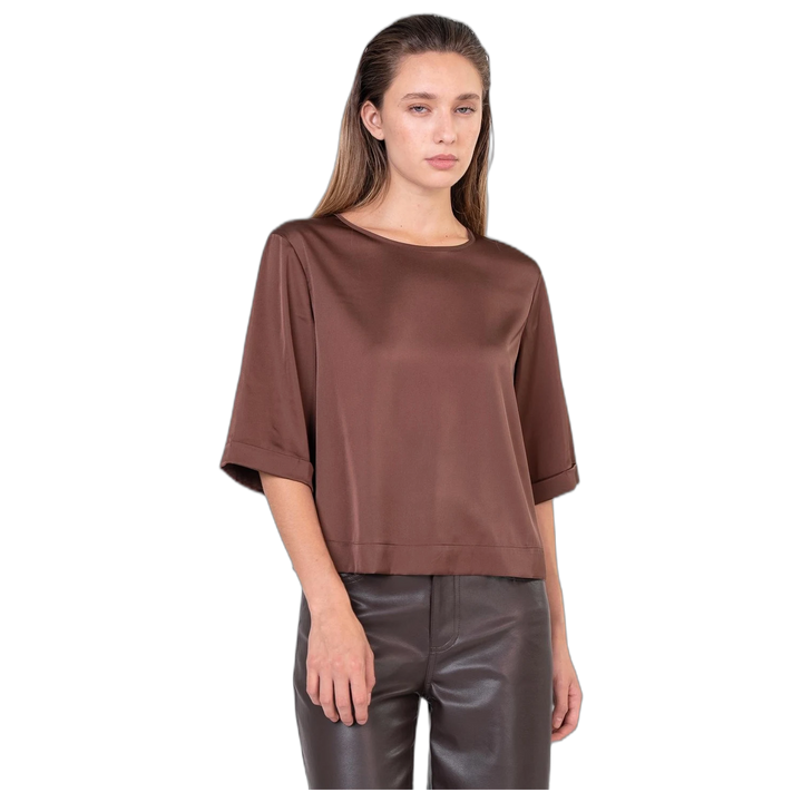 Blusa Melocoton Maite Manga 3/4 Estampada