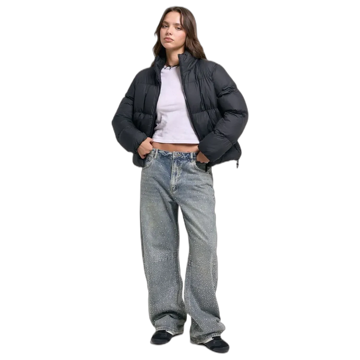 Campera 47 Street Insert Puffer Corta con Capucha