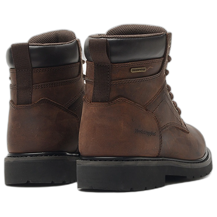 Borcego  Hush Puppies Jason Boot Cuero Waterproof Marron