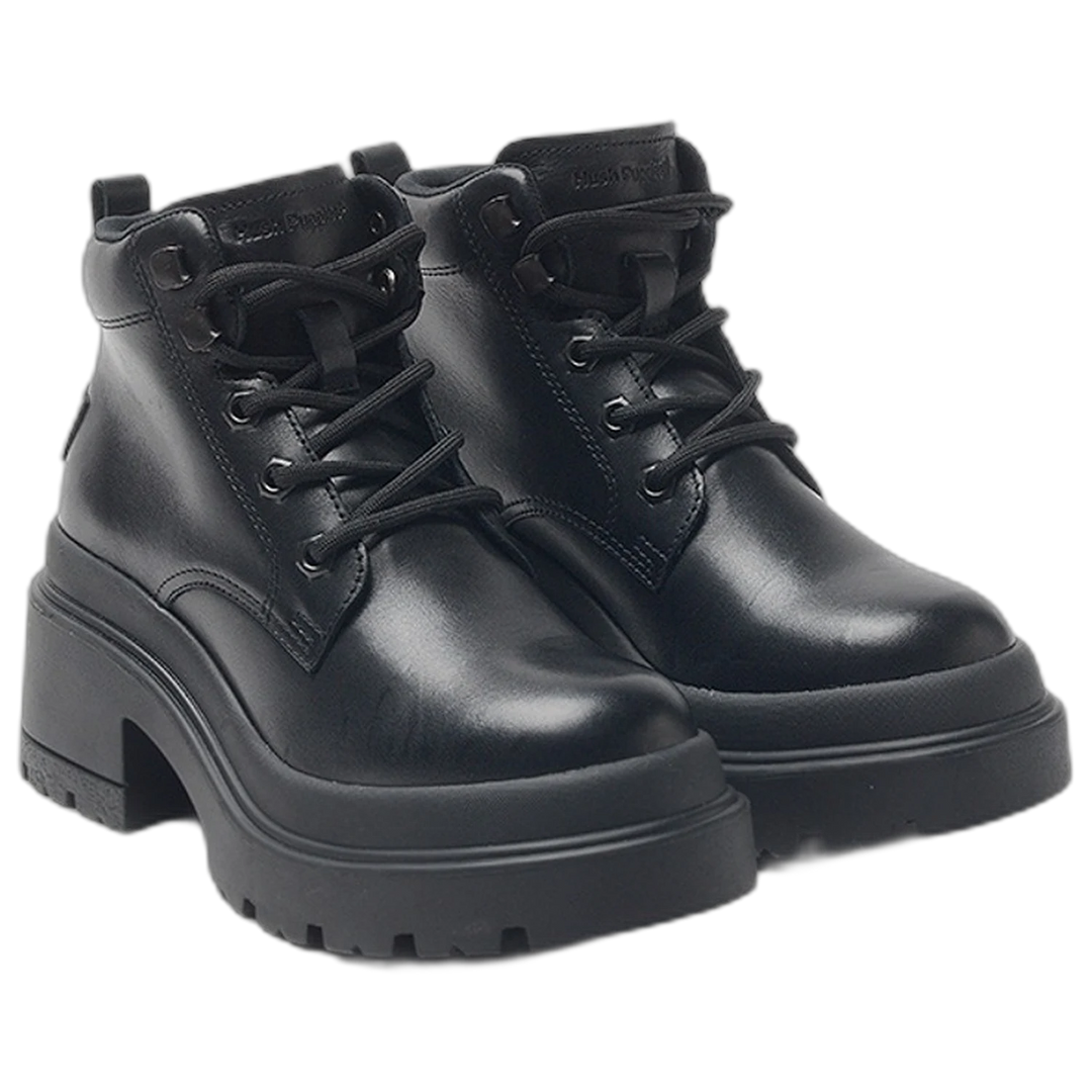 Borcego Hush Puppies Morris Negro Mujer