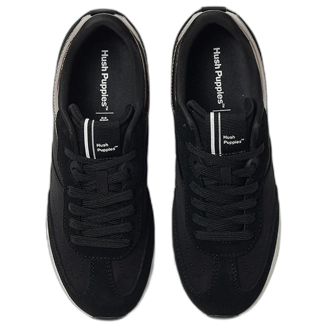 Zapatilla Hush Puppies Cairo Ortholite Antideslizante Negra