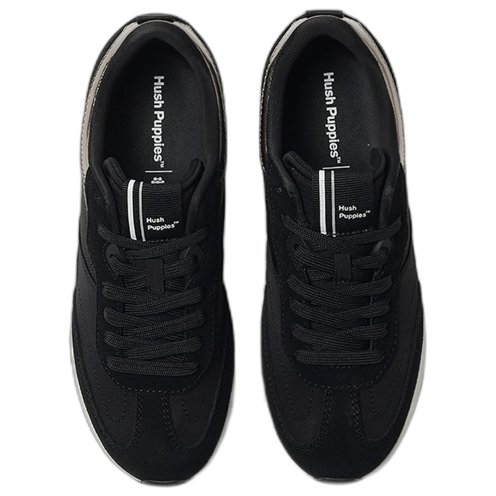 Zapatilla Hush Puppies Cairo Ortholite Antideslizante Negra