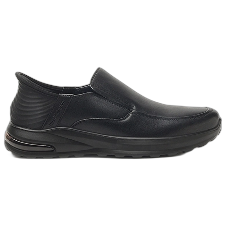 Zapato Hush Puppies Sutton 2.0 Cuero All Day Support Negro