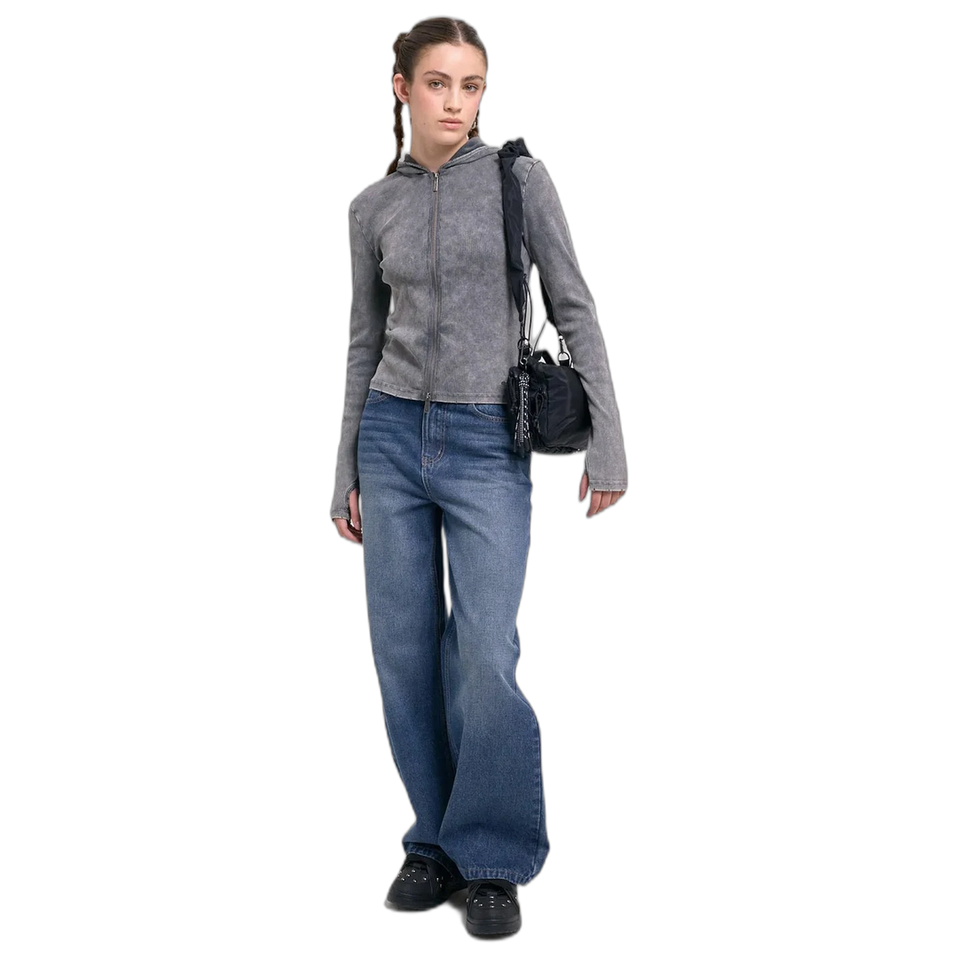 JEAN WIDE LEG BLUE