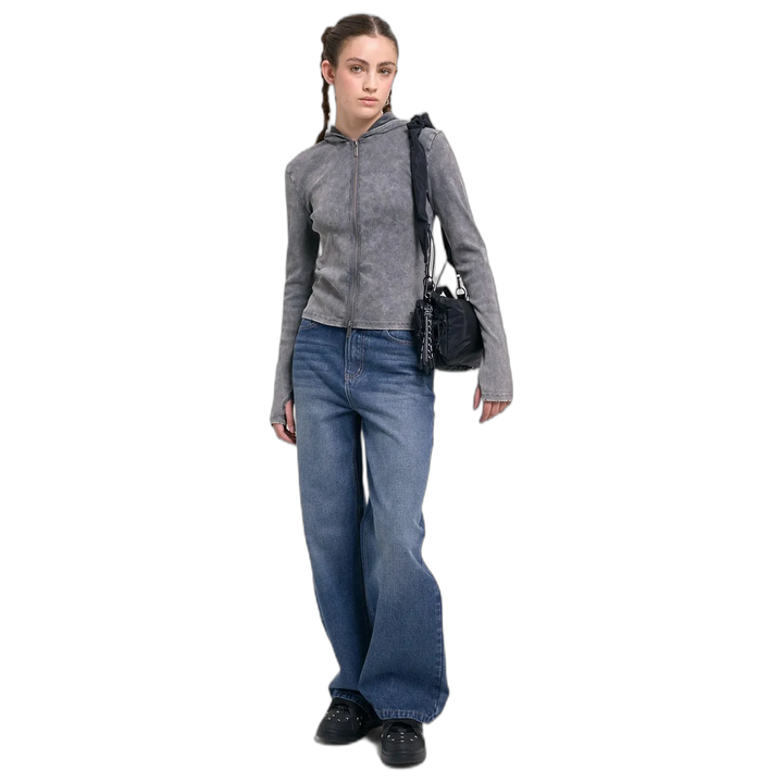 JEAN WIDE LEG BLUE