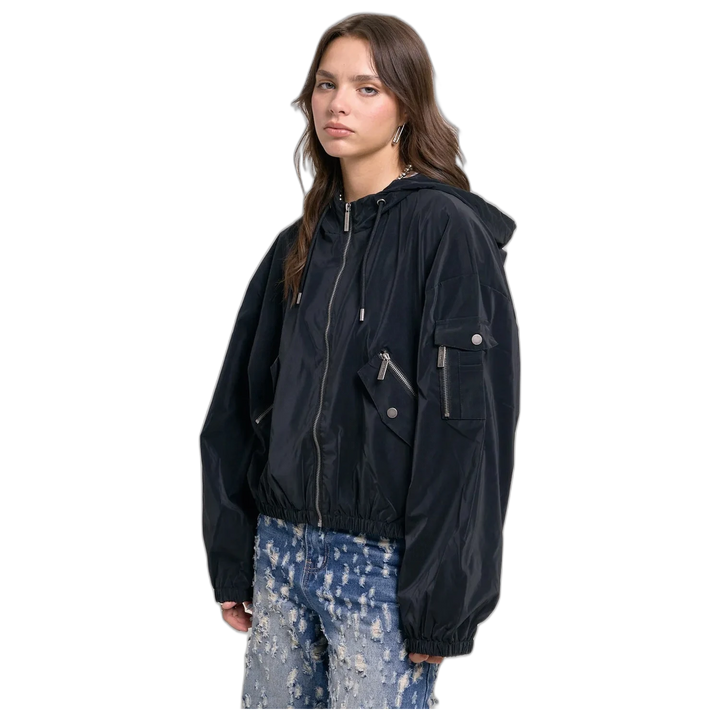 Campera 47 Street Oxford Puffer Corta Acolchada