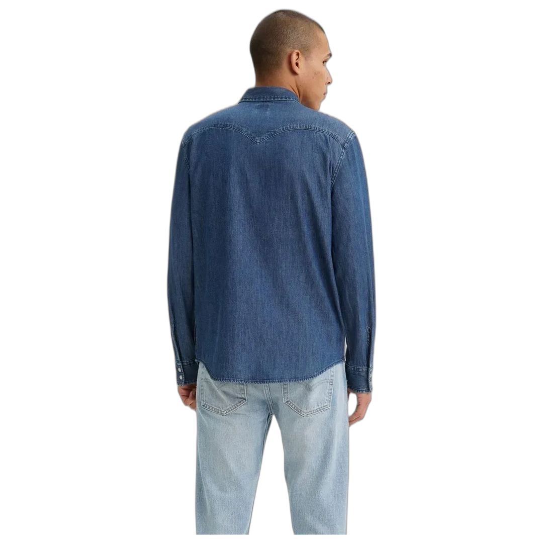 Camisa Levis Classic Western Hombre Azul