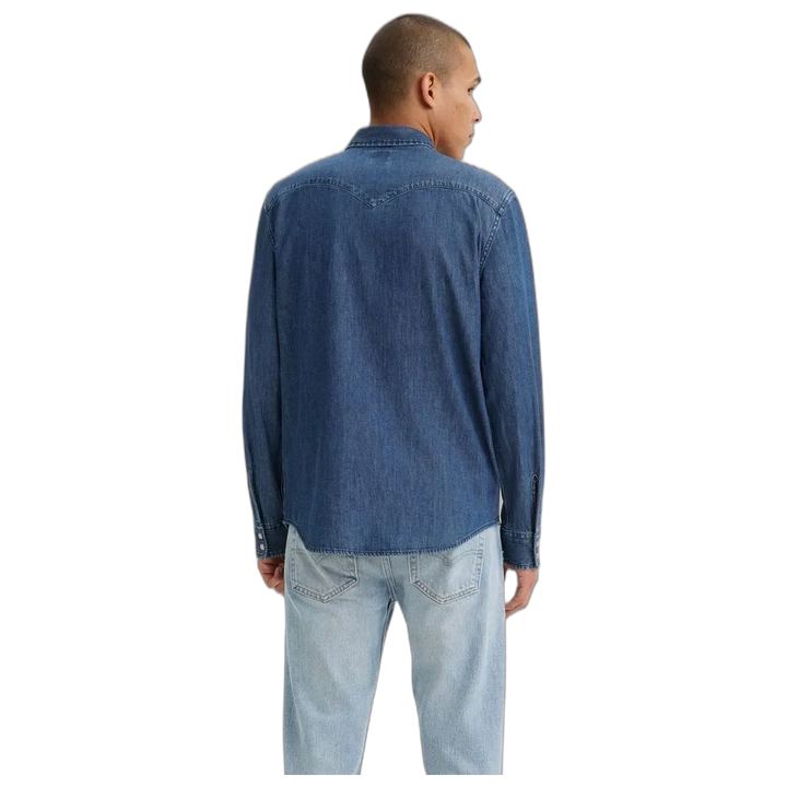 Camisa Levis Classic Western Hombre Azul