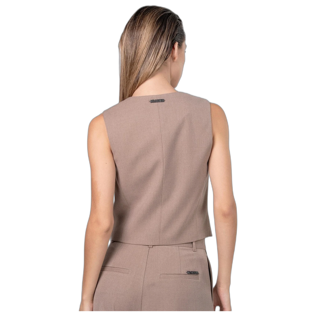 Chaleco Melocoton Angelina Acolchado Sin Mangas