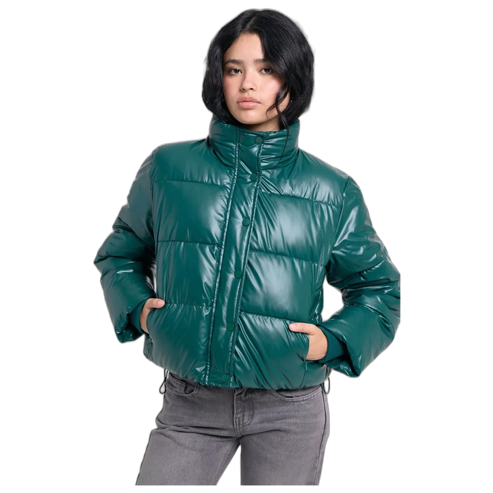 Campera 47 Street Lean Puffer Mujer con Cierre Frontal