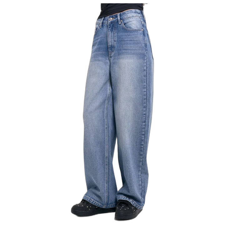 JEAN WIDE LEG BLEACH