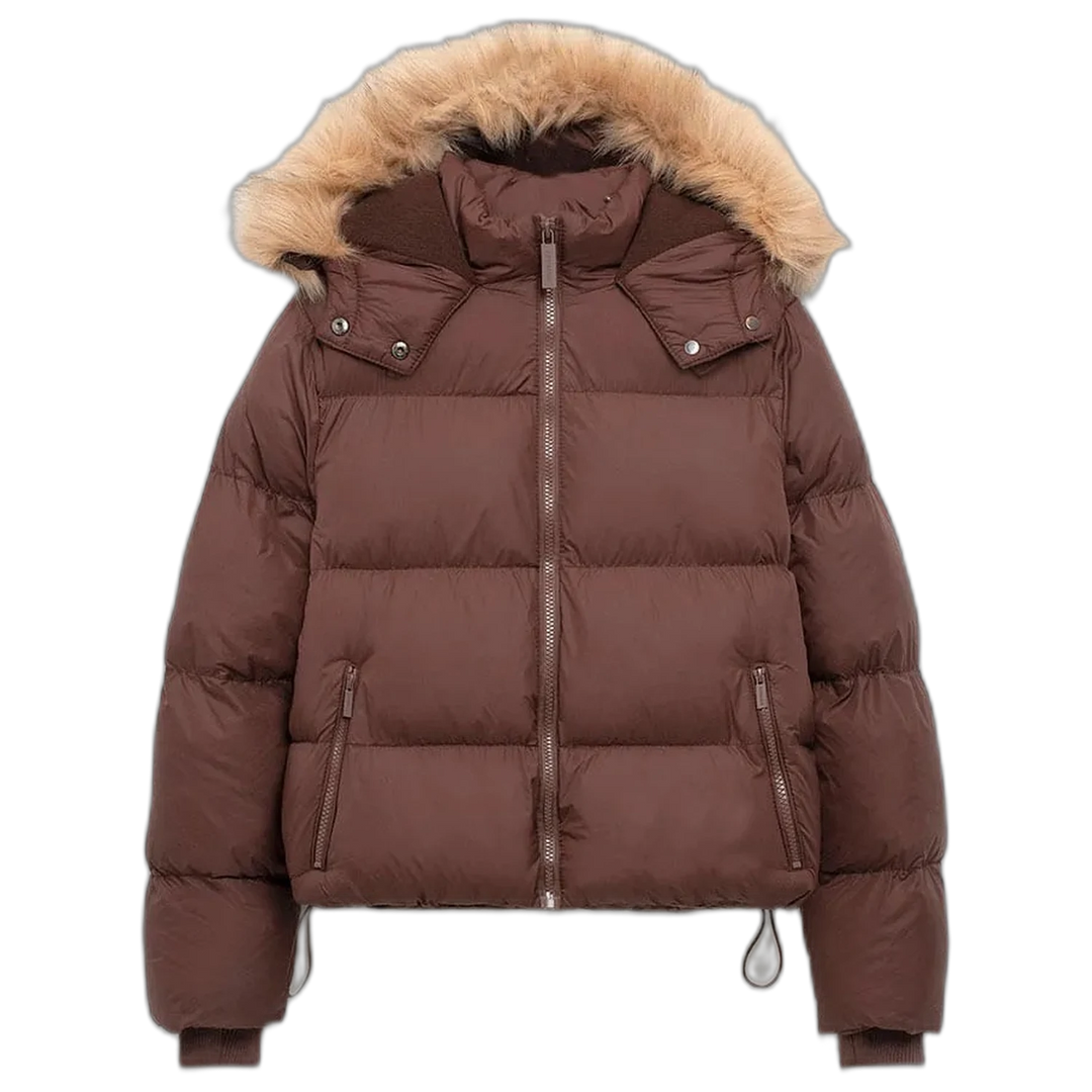 Campera Pause 47 Street Mujer Abrigada con Capucha