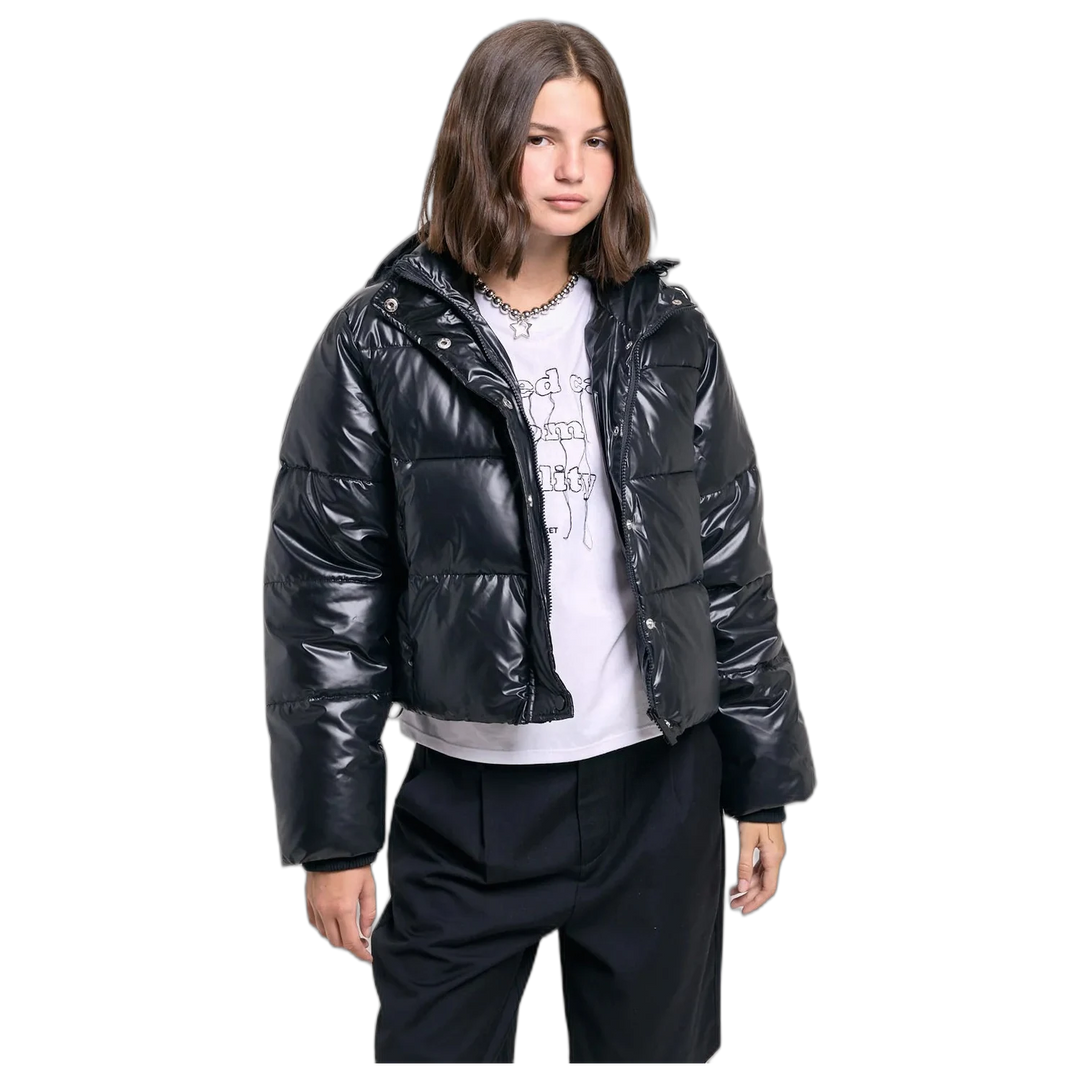 Campera 47 Street Lean Puffer Mujer con Cierre Frontal