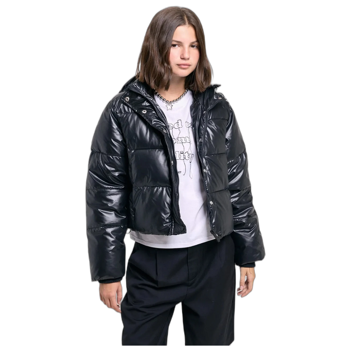 Campera 47 Street Lean Puffer Mujer con Cierre Frontal