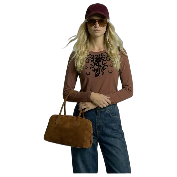 Remera Jaen Manga Corta Cuello Redondo Estampa Frontal