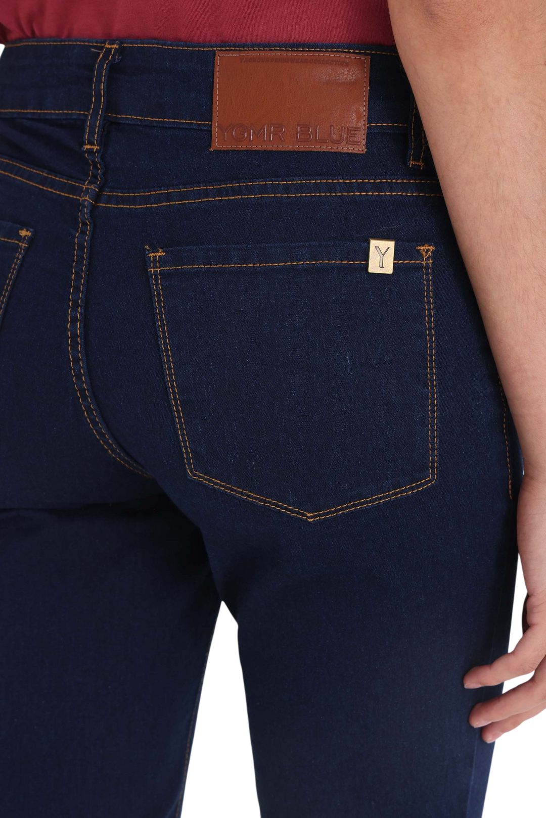 Jean Skinny Tiro Alto Dark Yagmour