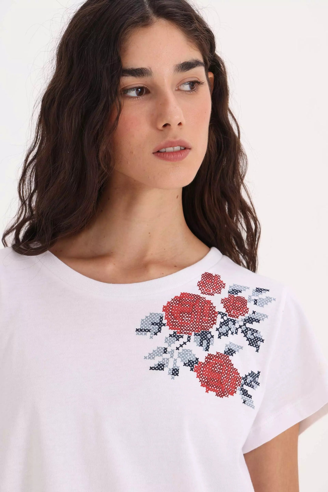 Remera Yagmour Algodón Caju Mujer Manga Corta