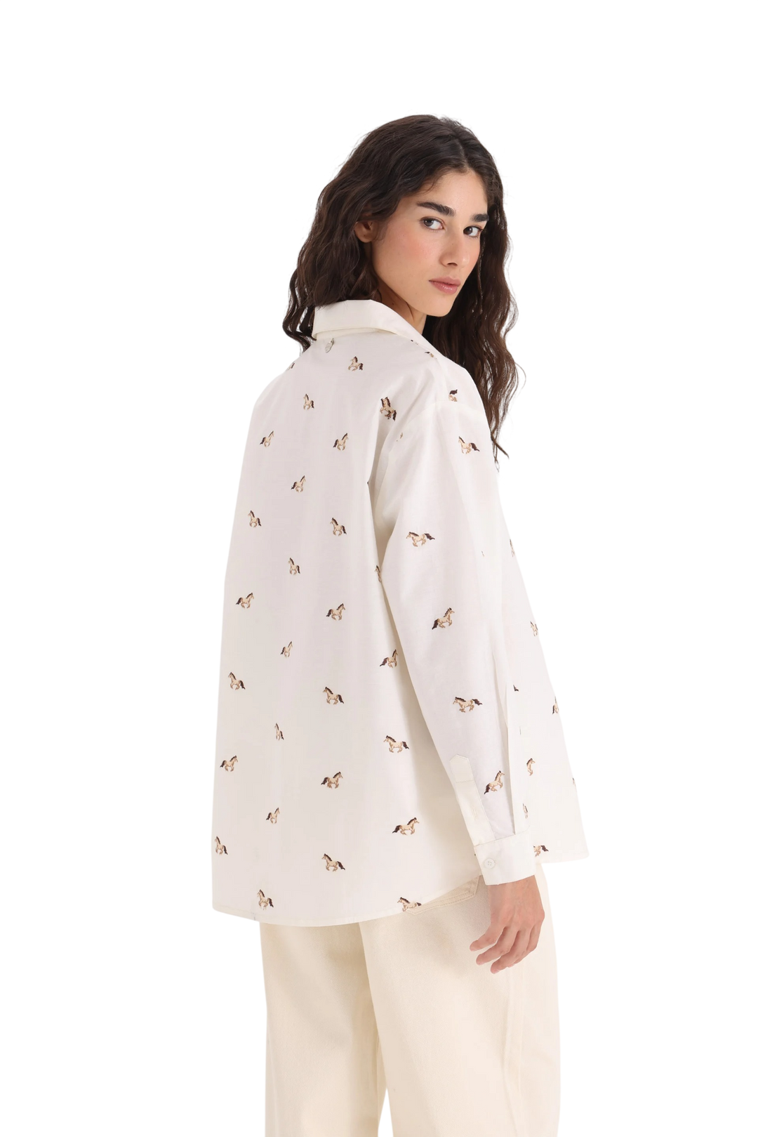 Camisa Bordada Addison Yagmour