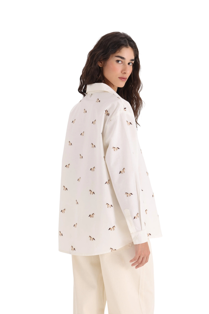 Camisa Bordada Addison Yagmour