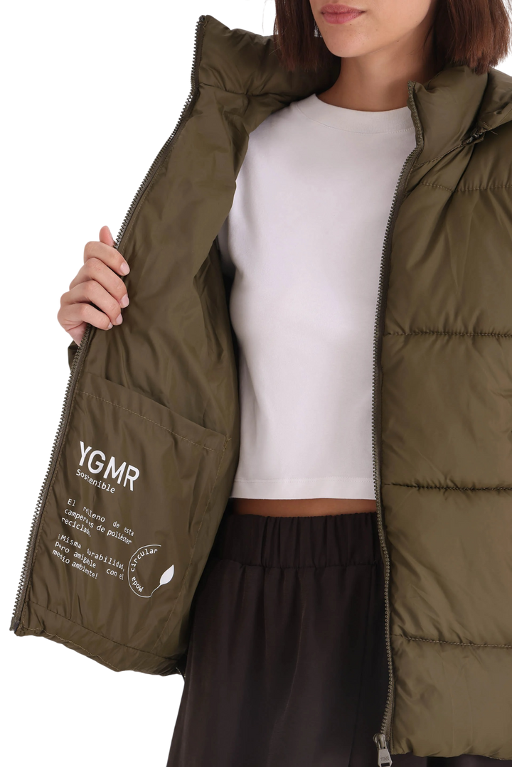 Campera Puffer Impermeable Lori Yagmour Mujer