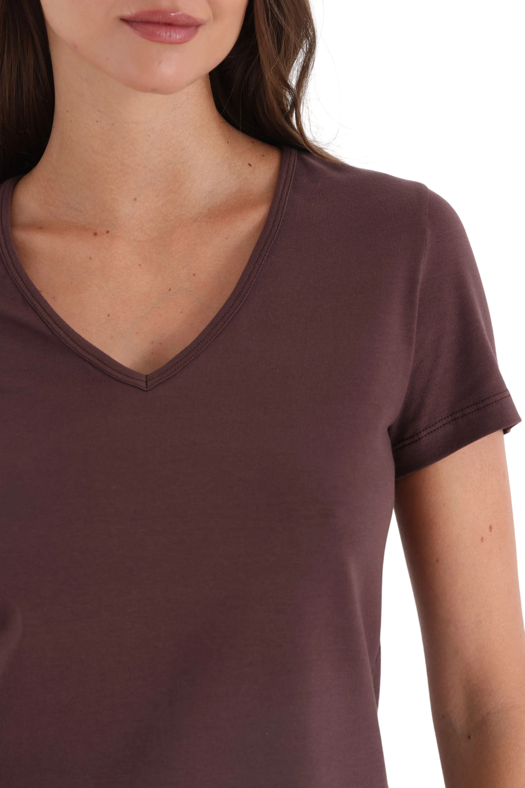 Remera Yagmour Penelope Escote V Manga Corta para Mujer