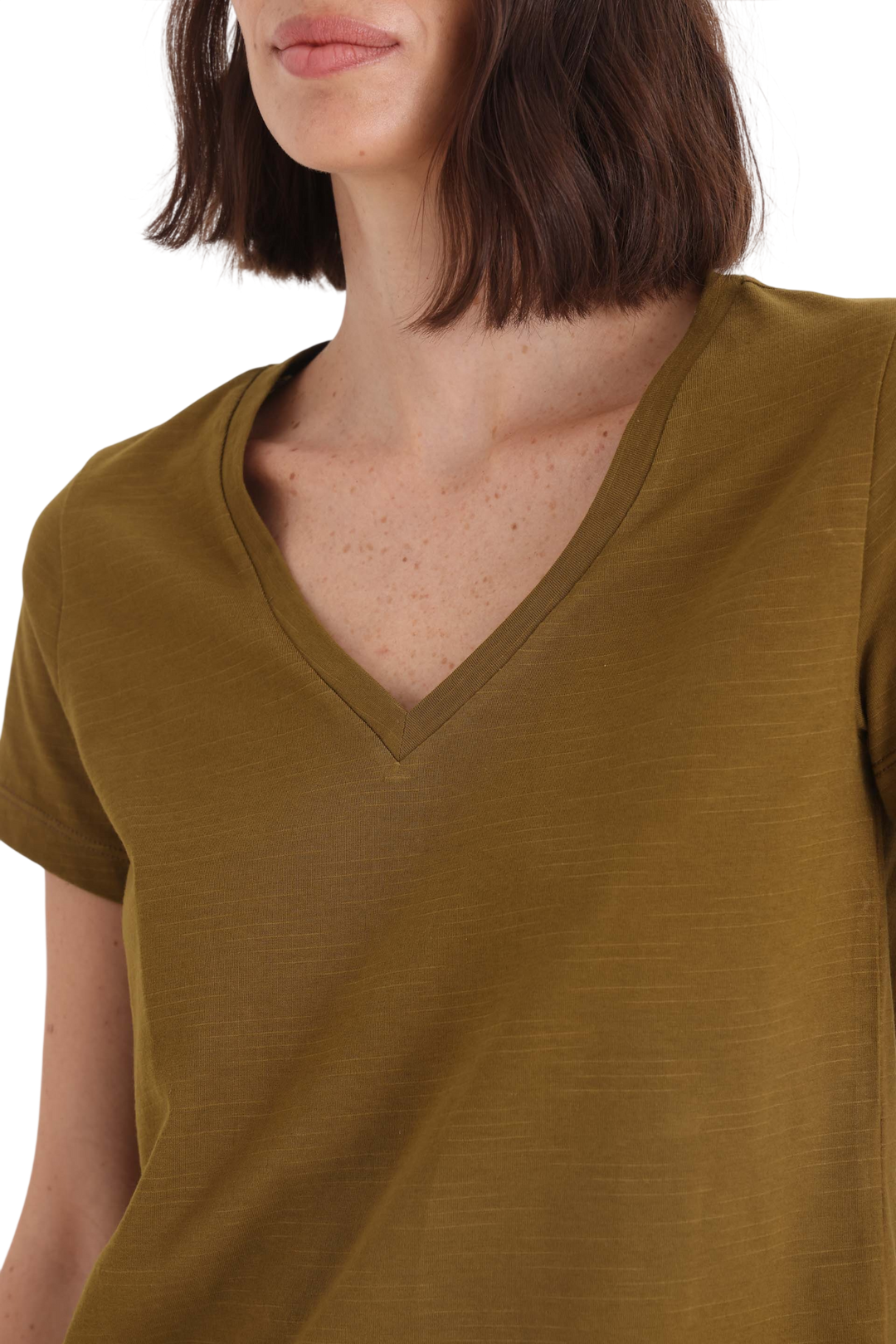 Remera Yagmour Marion Escote V Mujer Manga Corta