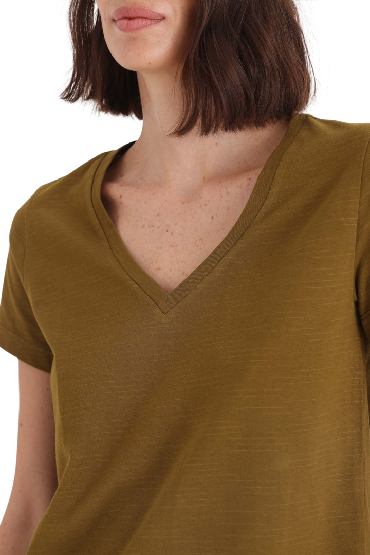 Remera Yagmour Marion Escote V Mujer Manga Corta