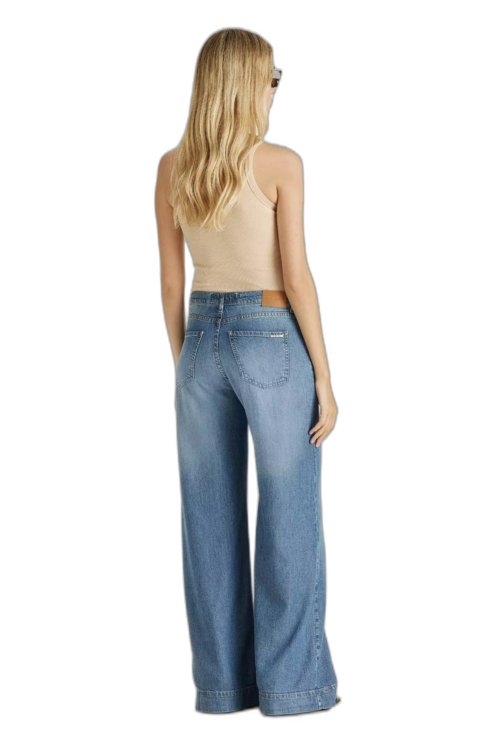 PANTALON CHLOE BLUE TENCEL