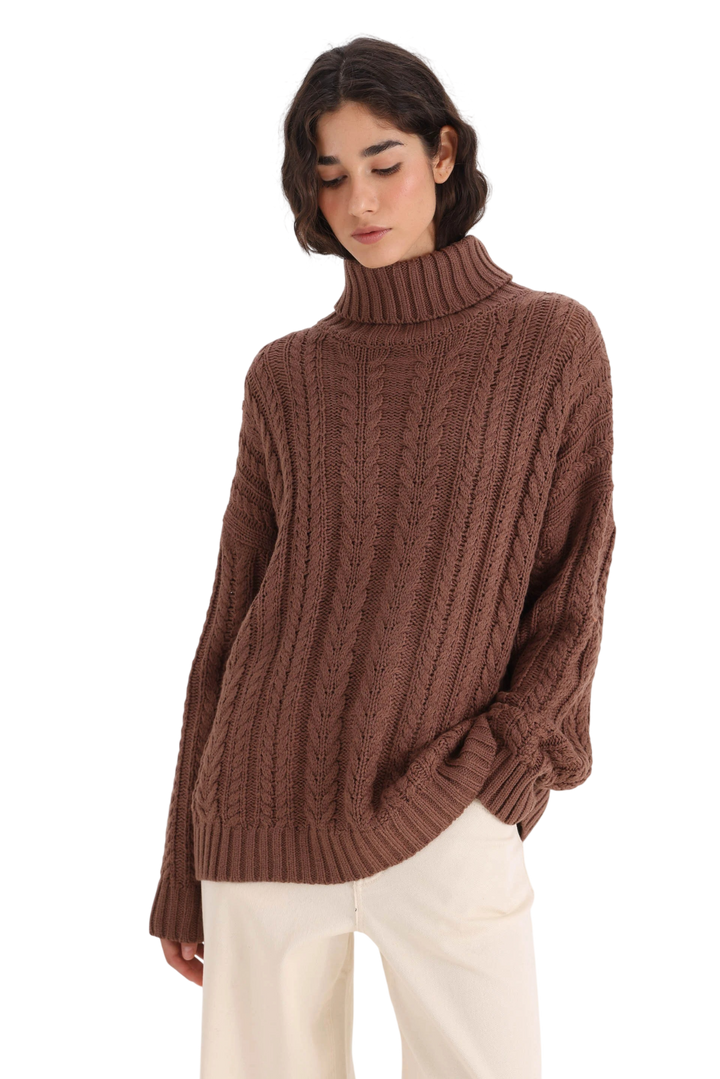 Polerón Yagmour Valeria Mujer Cuello Alto