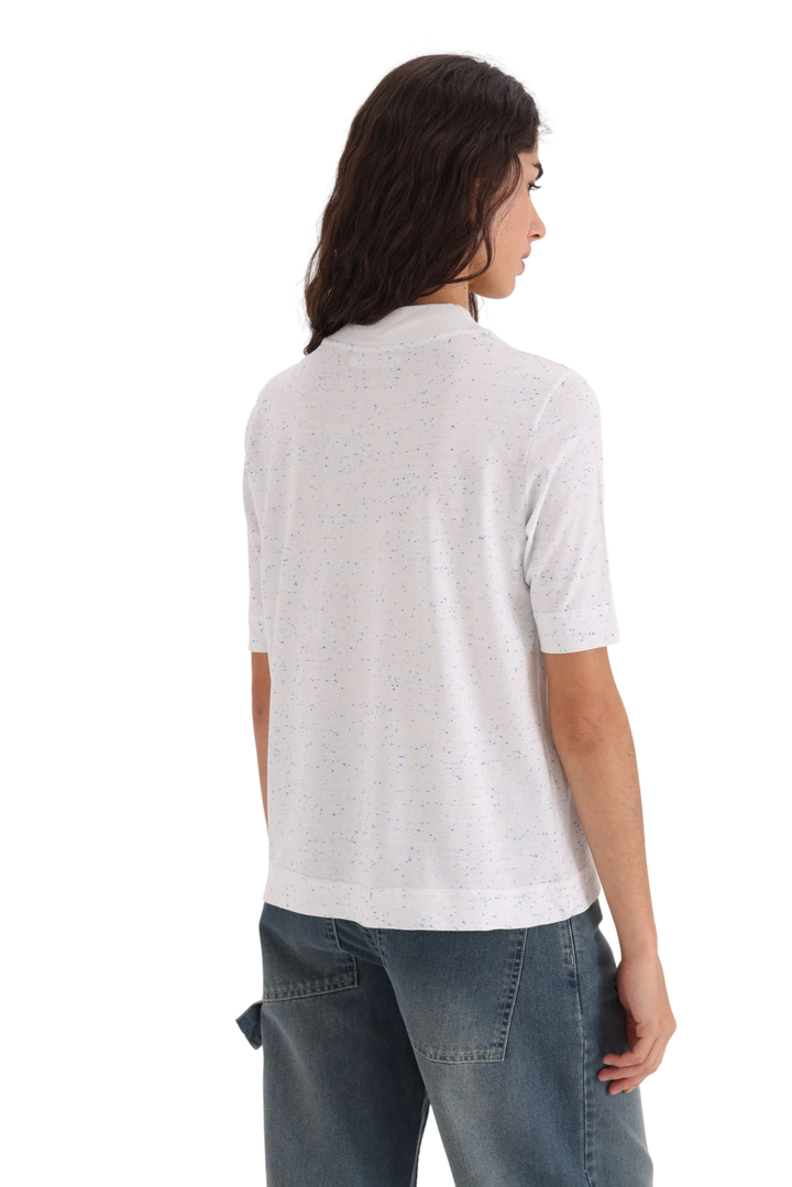 Remera Justina Mouline Mujer Manga Corta