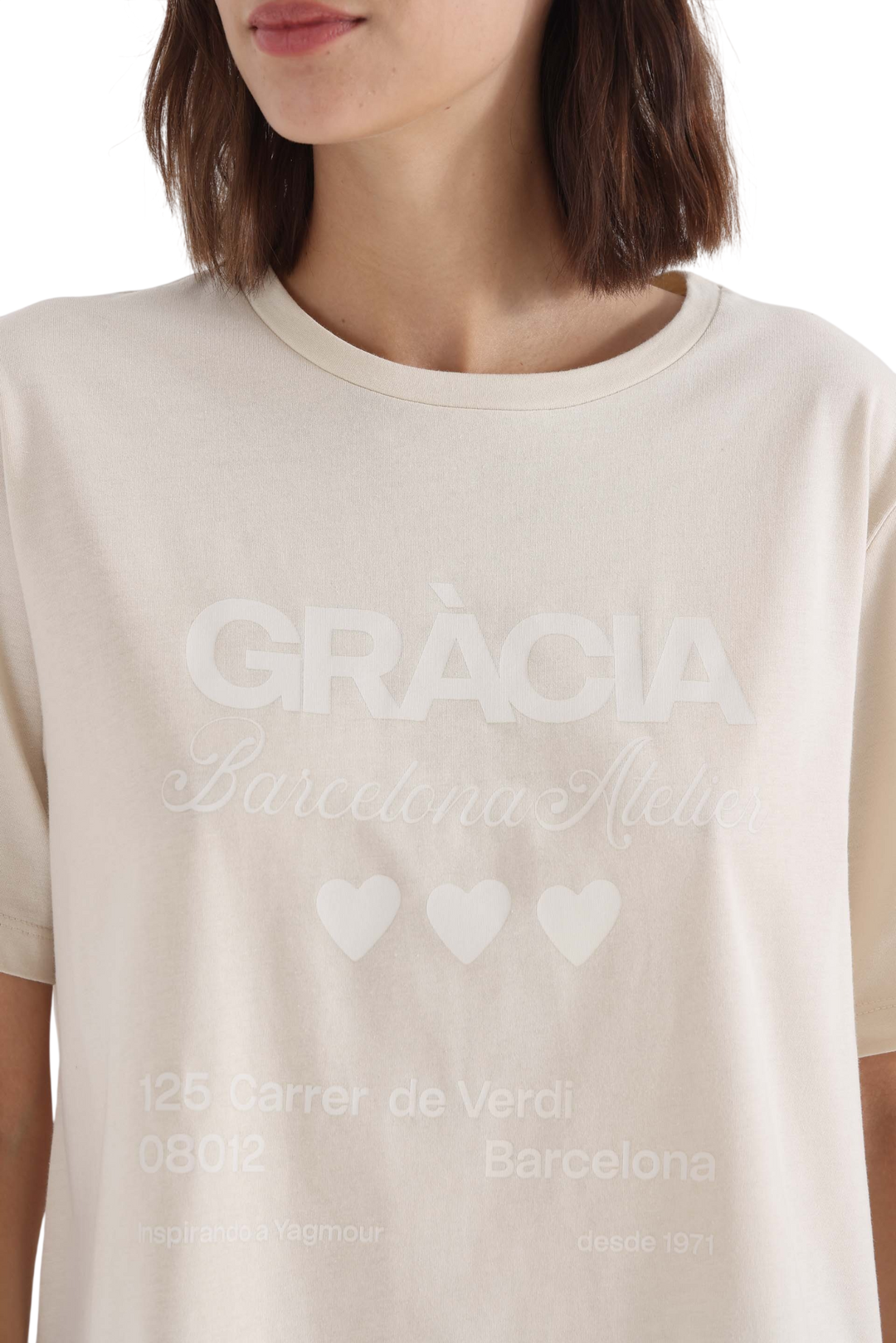 Remera Yagmour Marsella Algodón Manga Corta Mujer