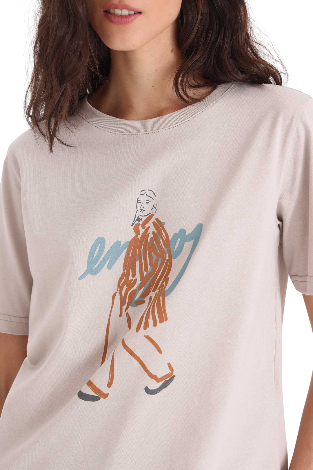 Remera Yagmour Love Manga Corta Mujer